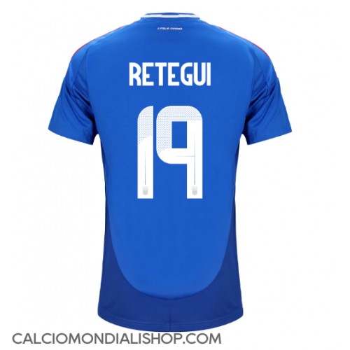 Maglie da calcio Italia Mateo Retegui #19 Prima Maglia Europei 2024 Manica Corta